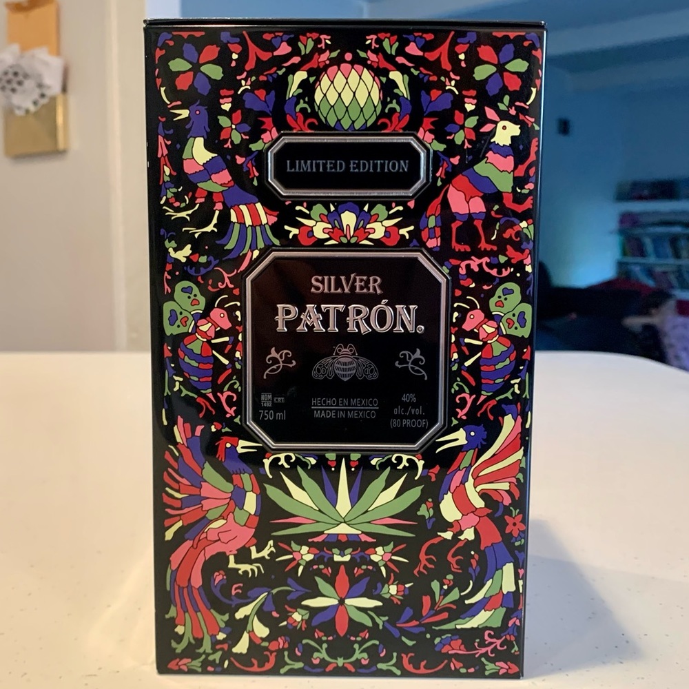 🍍🐝 2019 EMPTY Patrón Silver LE HERITAGE COLLECTIBLE TIN 🐝🍍
